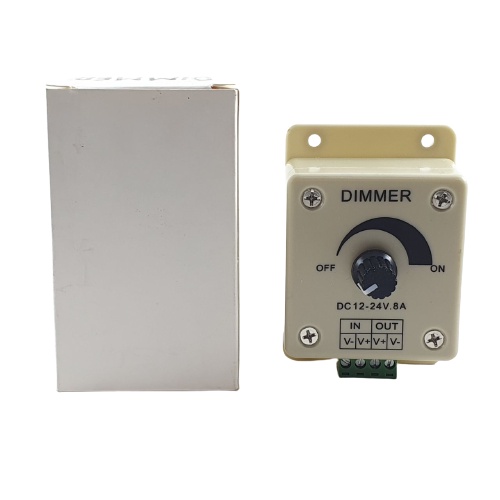 Pengatur Lampu LED Dimmer DC 12v 24v 8A