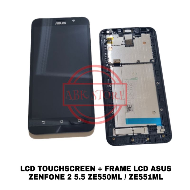 LCD TOUCHSCREEN ASUS ZENFONE 2 5.5 ZE551ML Z00AD / ZE550ML Z008D Z00D FULLSET + FRAME LCD ORIGINAL