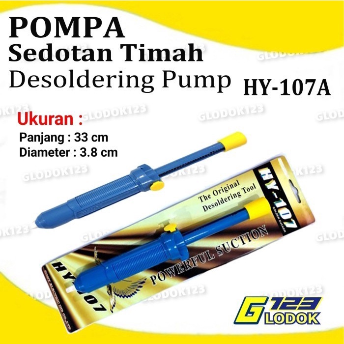 Sedotan Timah Solder Alat Pompa Sedot Kecil Besar Desoldering Pump