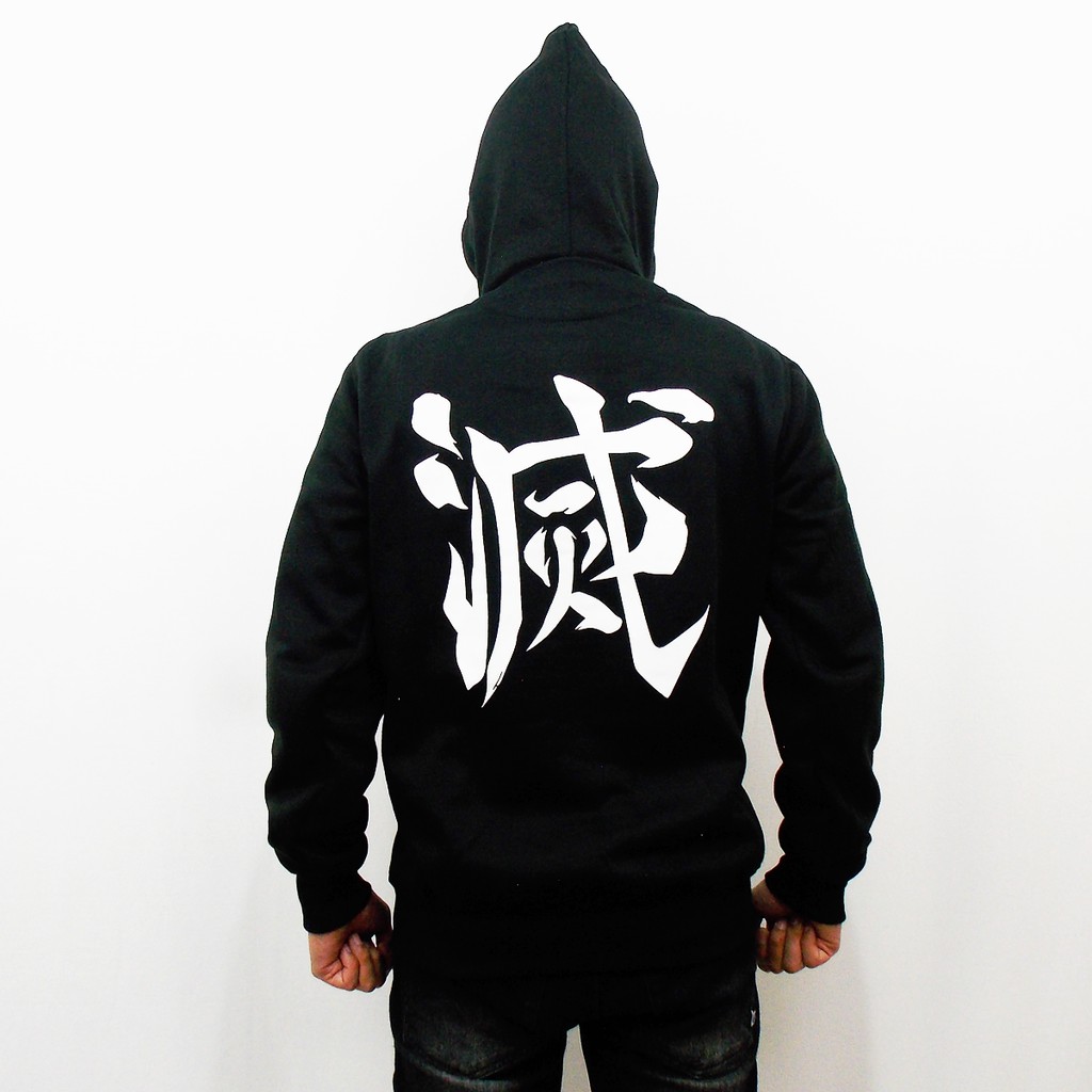 JAKET ANIME DEMON SLAYER - JAKET KIMETSU NO YAIBA - SWEATER HOODIE DEMON SLAYER - JAKET PRIA COSPLAY