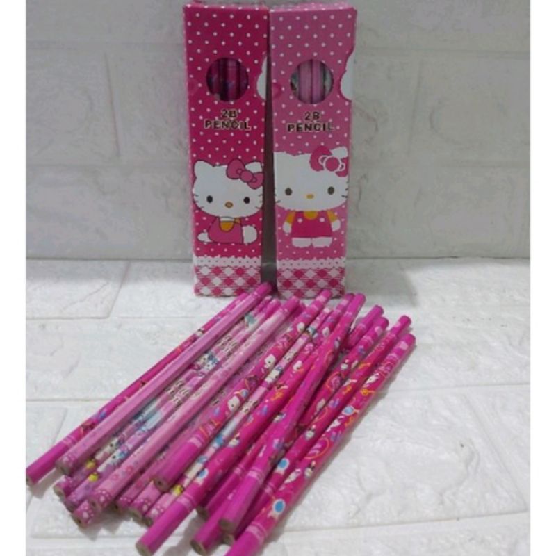 

Pensil 2B Hello Kitty / Pensil kayu hello kitty per satuan