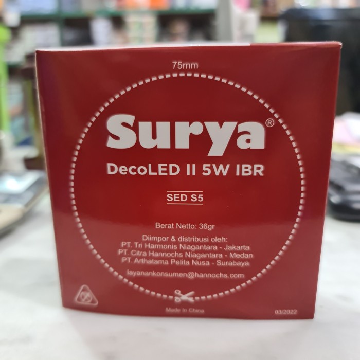 Led Panel Surya IBR 5W / Downlight LED surya ibr 5watt