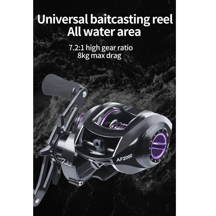 "SL.02Jn22ᴿ" Baitcasting Reel reel pancing BC reel 7.2:1 Fishing Reel 7-G Max Drag Saltwater Reel Fi
