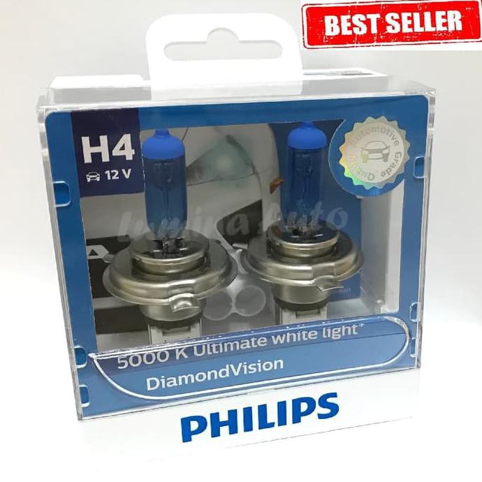 Philips Diamond Vision H4 5000K .Ayesha01.Olshop