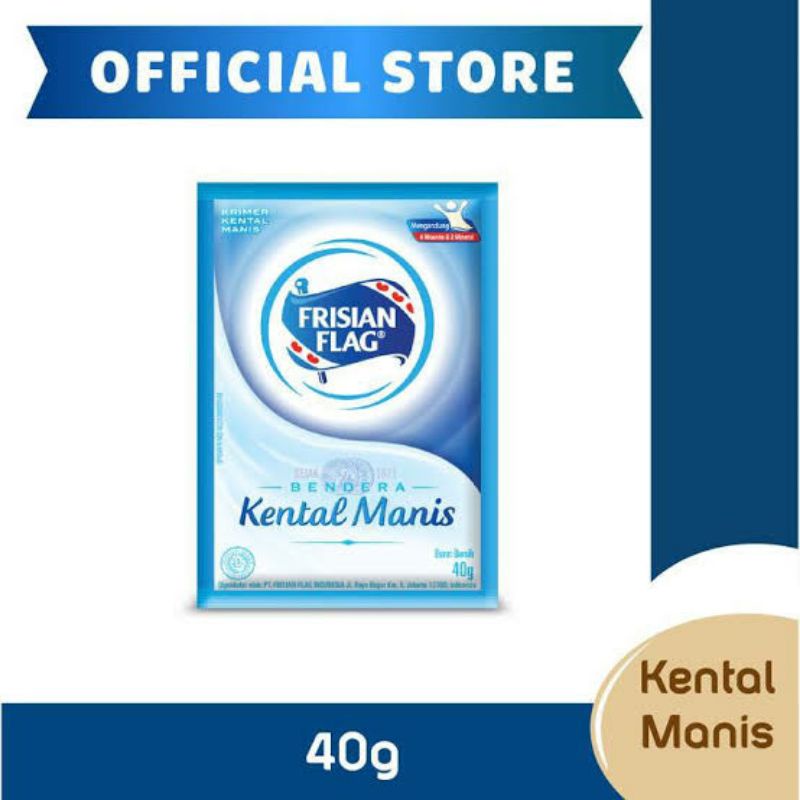 

Susu Kental Manis Bendera/Frisian Flag 1 renceng (isi 6 sachet)