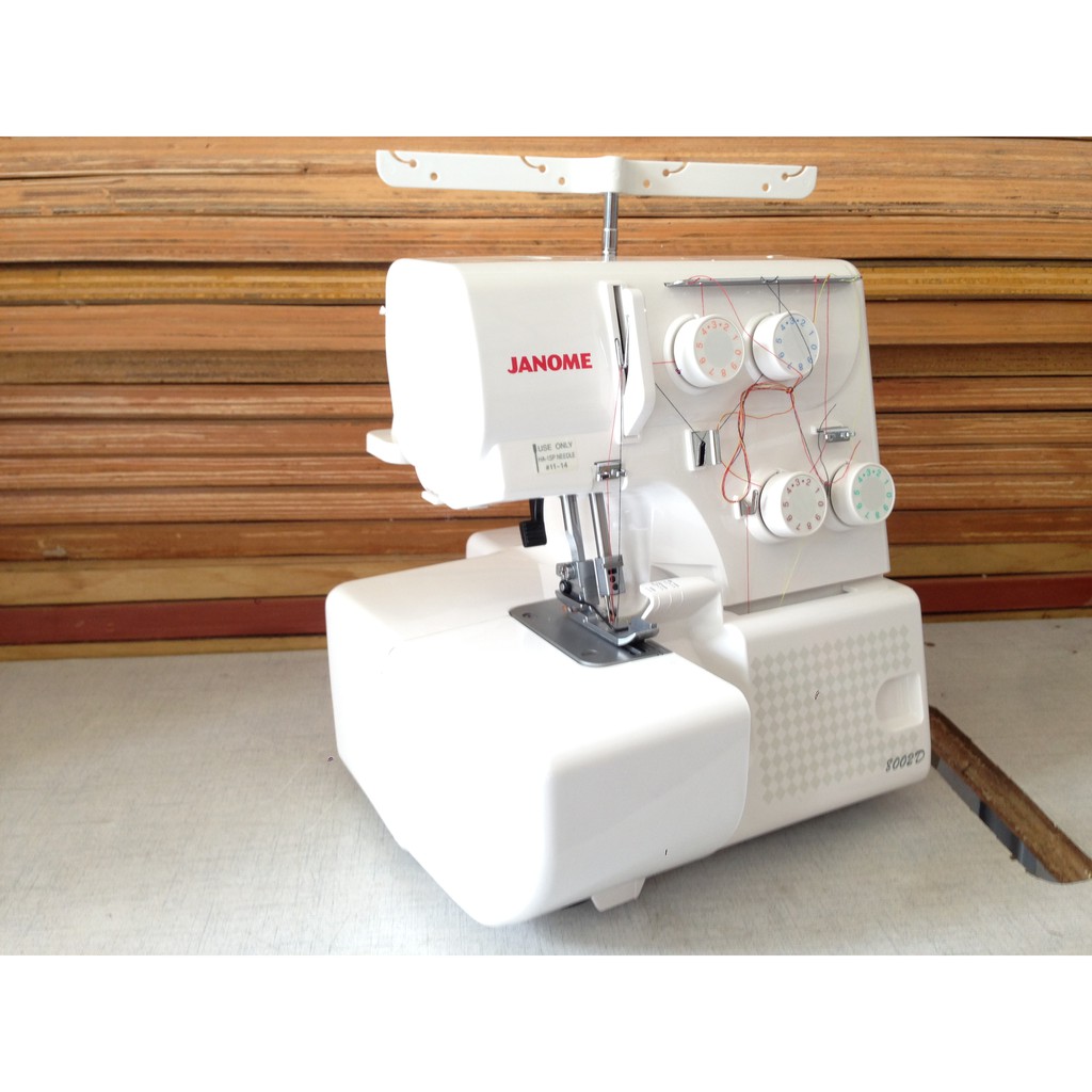 JANOME 8002D Mesin Jahit Obras Neci