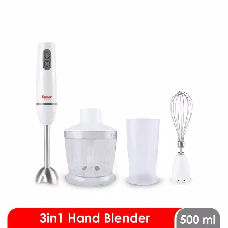 Cosmos Hand Blender 3 in 1 CB 631 HB