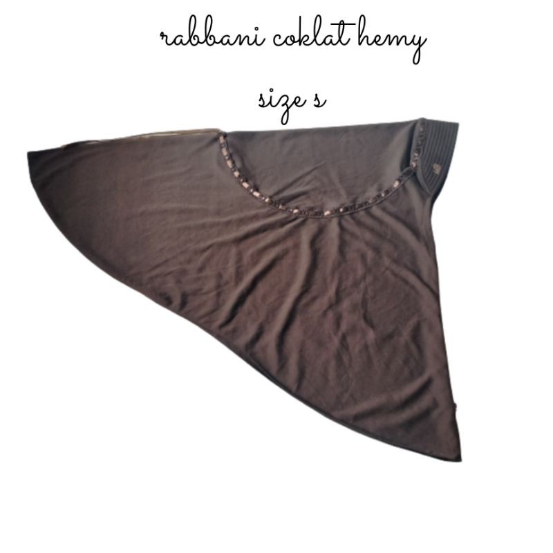 Rabbani coklat hemy size s