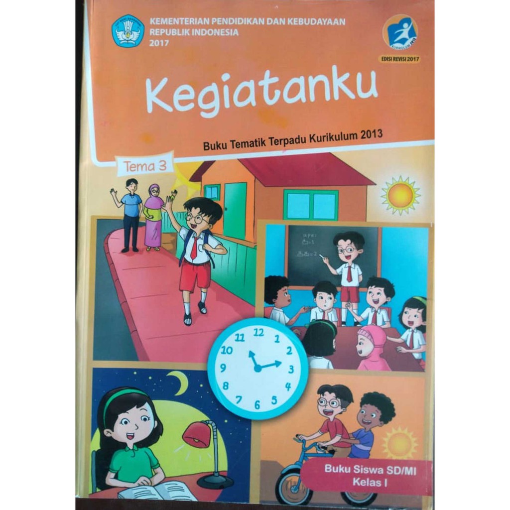 BUKU TEMATIK SD KELAS 1 TEMA 3 - KEGIATANKU