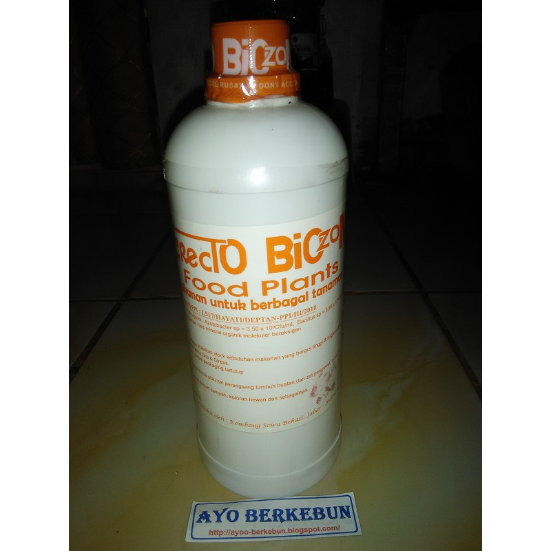 Pupuk hayati cair erecto biozon