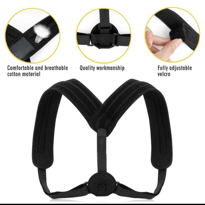 Tali Korektor Postur Punggung Body Harness support bell 90-110cm 10223