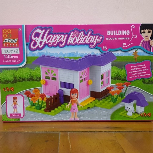 Mainan Lego Susun Rumah - Mainan Building Block Lego Rumah