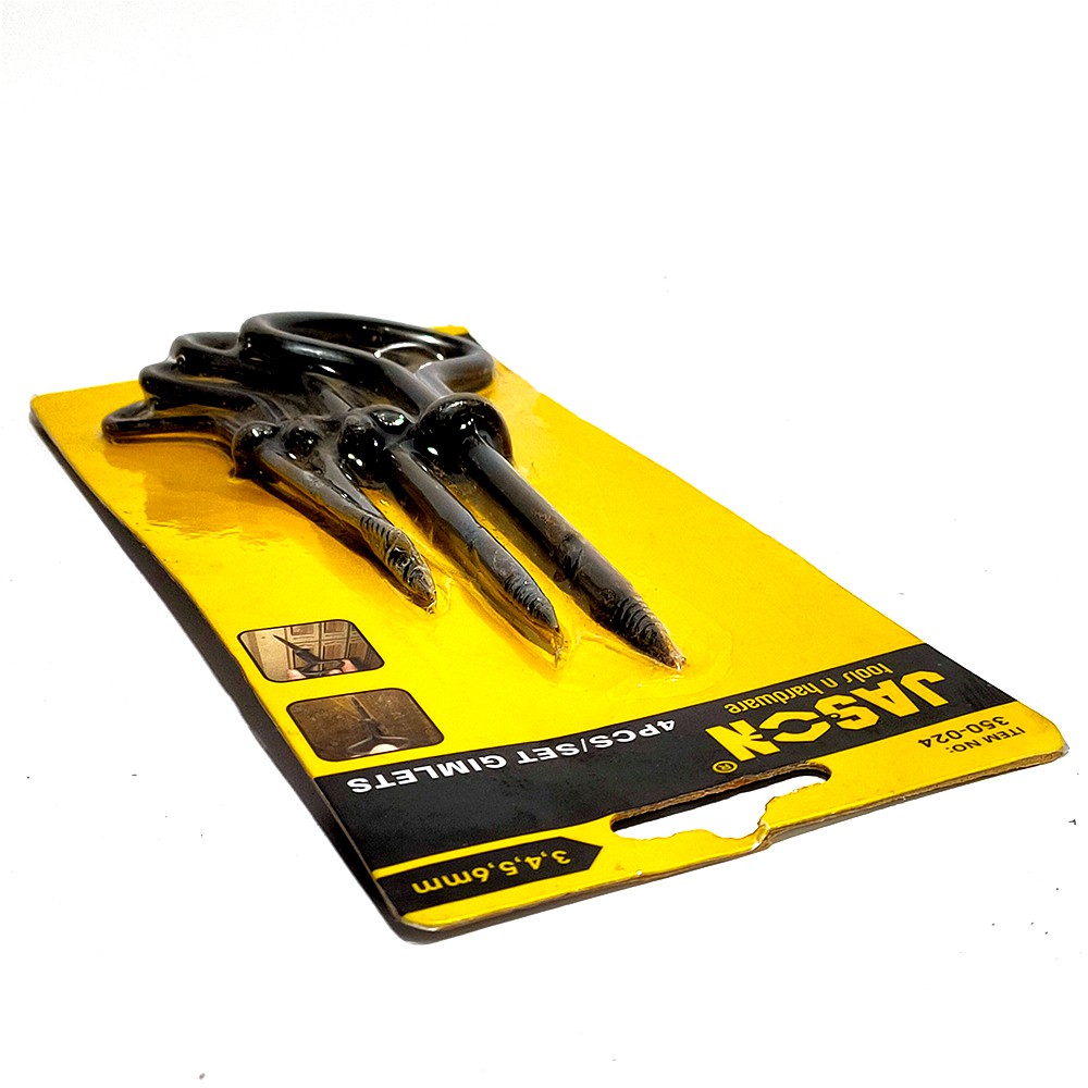 BOR TANGAN JASON UNTUK KAYU / UNCEK / BOR KAYU / BOR TANGAN SET JASON 4 PCS