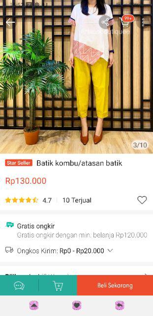 Batik Kombu/atasan Batik