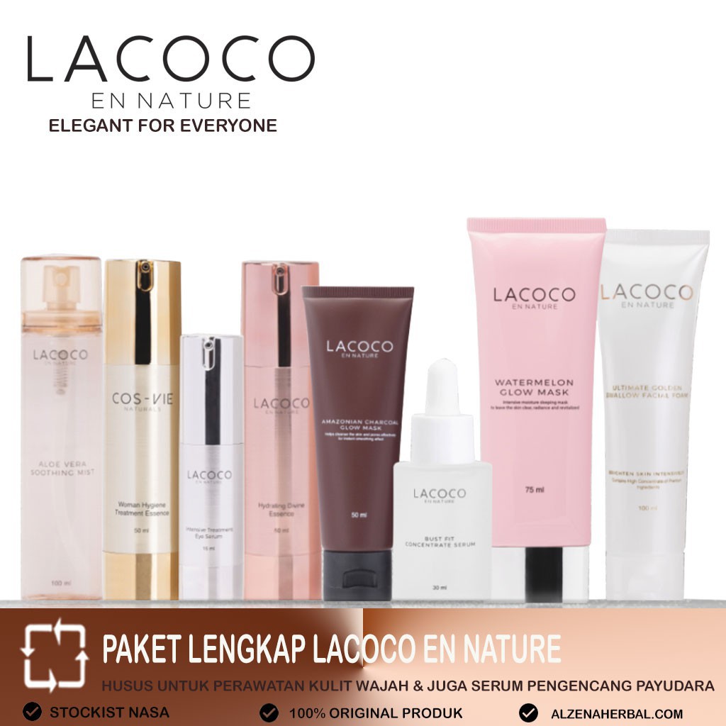 Paket Lengkap Lacoco En Nature Original 100% Produk Nasa