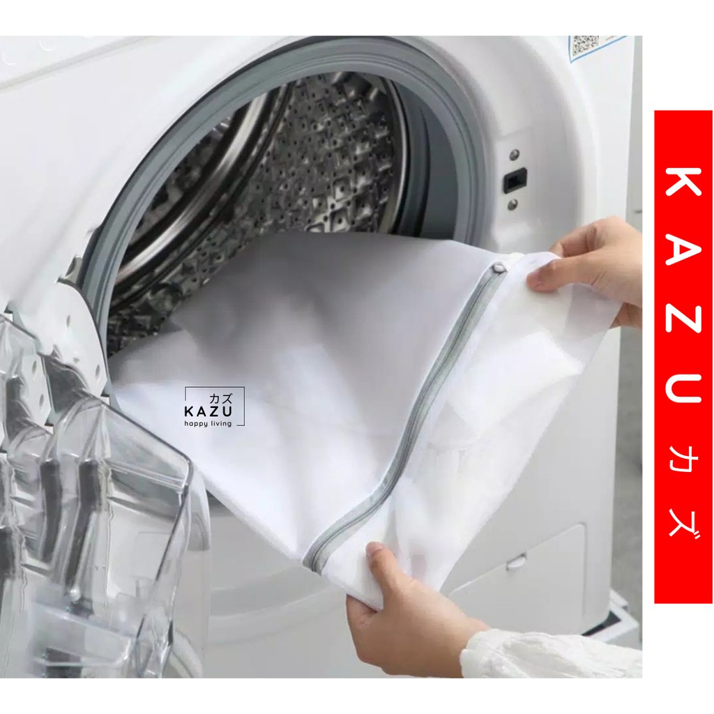 KAZU KHL156 Laundry Bag Kantong Jaring Mesin Cuci Baju Kotor Bra Celana Dalam Underwear Pakaian Bayi Halus Travel Organizer Penyimpanan Pakaian