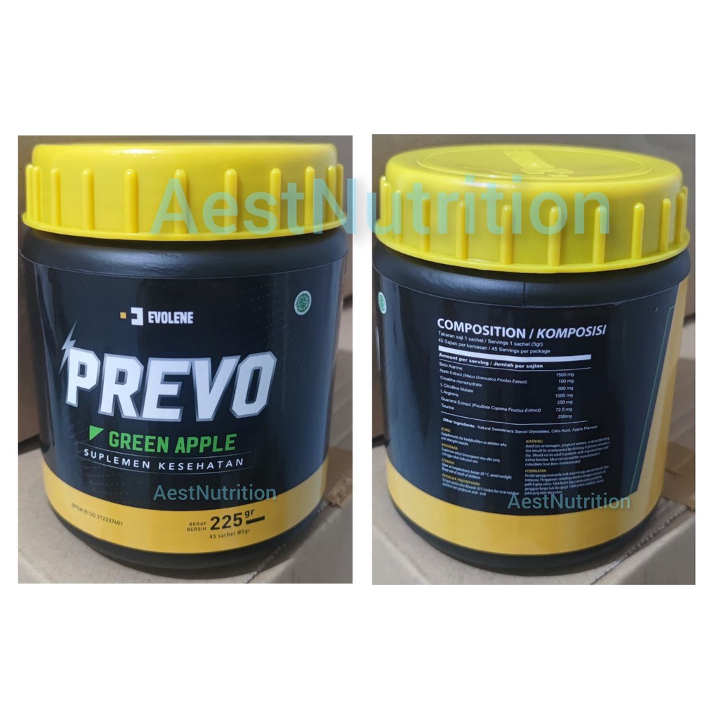 Evolene Prevo Pre Workout 45 Serving PWO