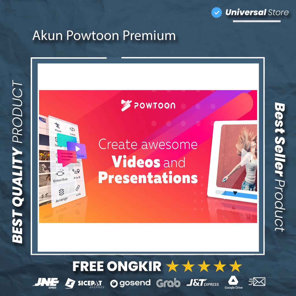 Account Powtoon PRO Premium Account - Tools Pembuat Video Animasi Online