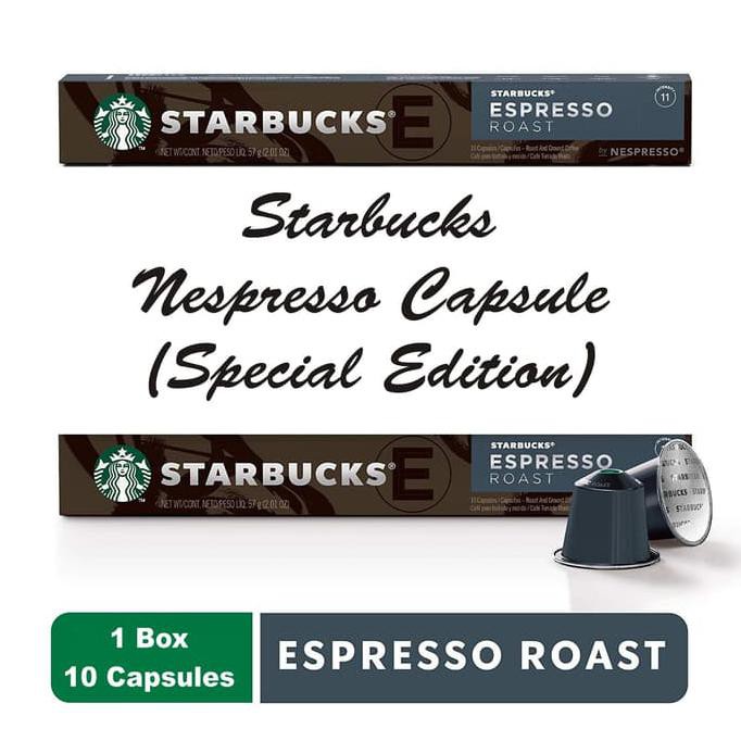 

Kapsul Nespresso Starbucks Espresso Roast Dark - Special Editon Kapsul