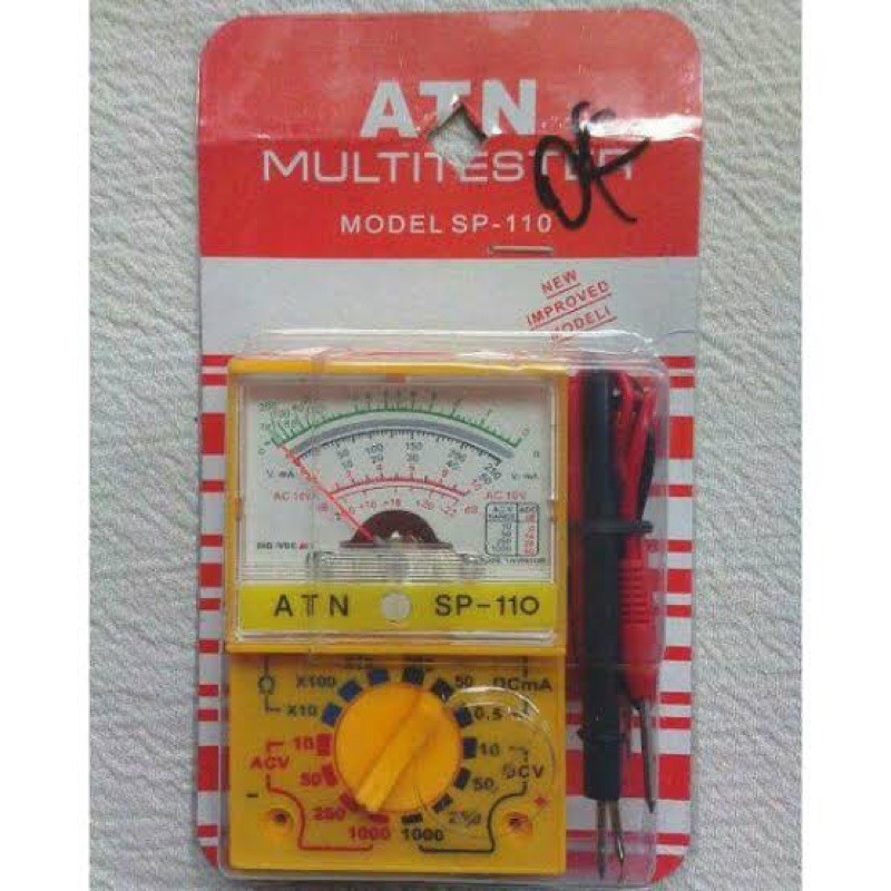 MULTITESTER KECIL ATN / MINITESTER SP-110 / MULTI TESTER MURAH