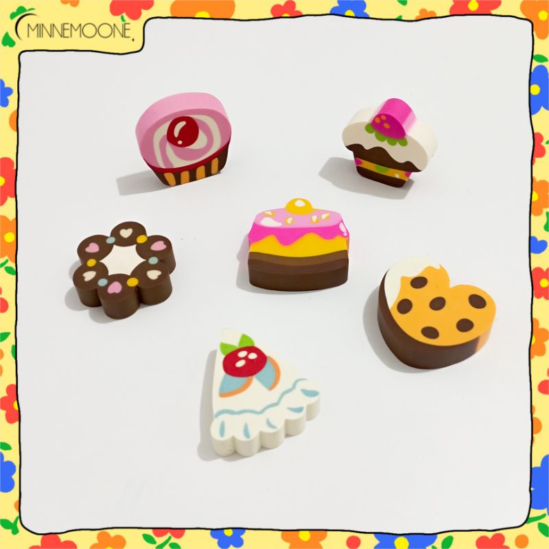 

[MinneMoone] penghapus pensil / stip karakter lucu : seri cake