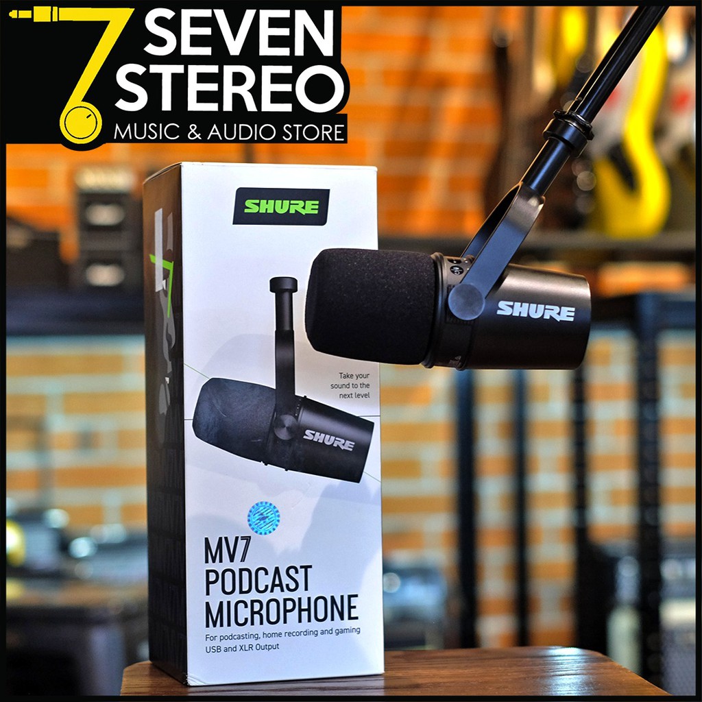 Shure MV-7 MV7 MV 7 Podcast Recording Mic Microphone