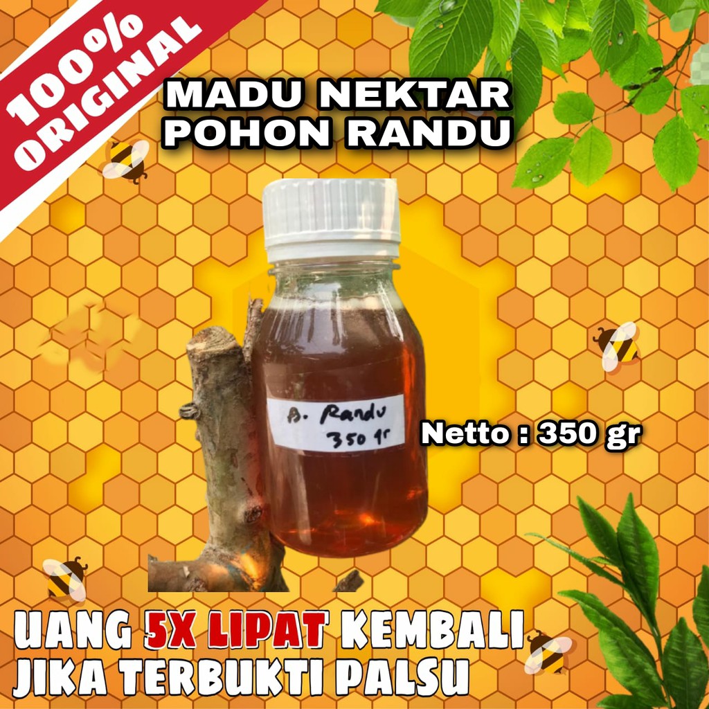 

Madu Murni Asli 350 gr - Madu Rambutan Murni 100% Asli