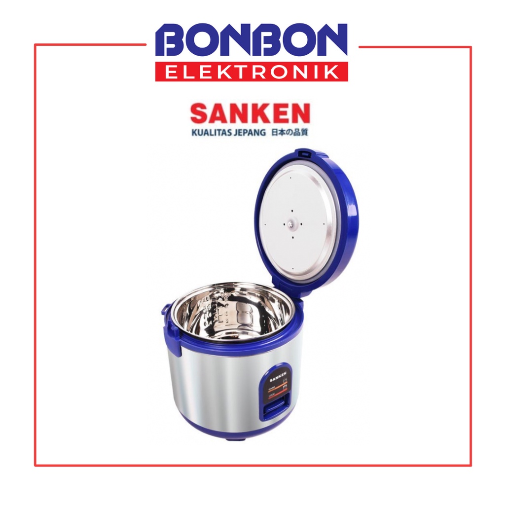 Sanken Magic Com Rice Cooker Stainless SJ-120H / SJ 120 H 1L