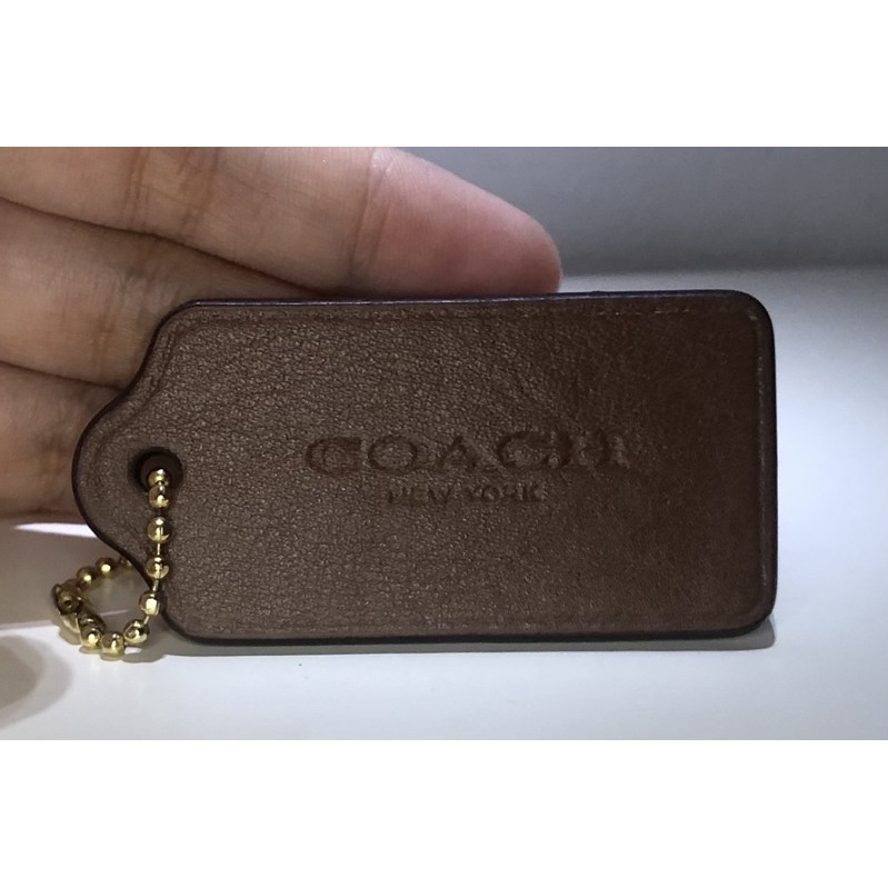 Coach hang tag bag charm gantungan akesoris original