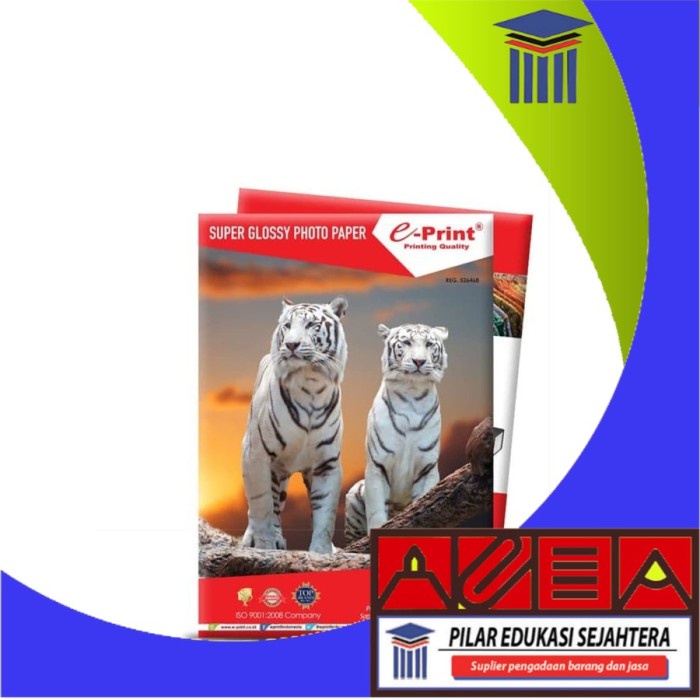 

PAPER / KERTAS PHOTO GLOSSY E-PRINT A4 230 GRAM MURAH