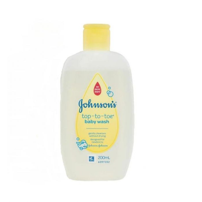 johnson's top to toe baby wash&amp; top to toe hair &amp; body baby bath 200ml &amp; 100ml