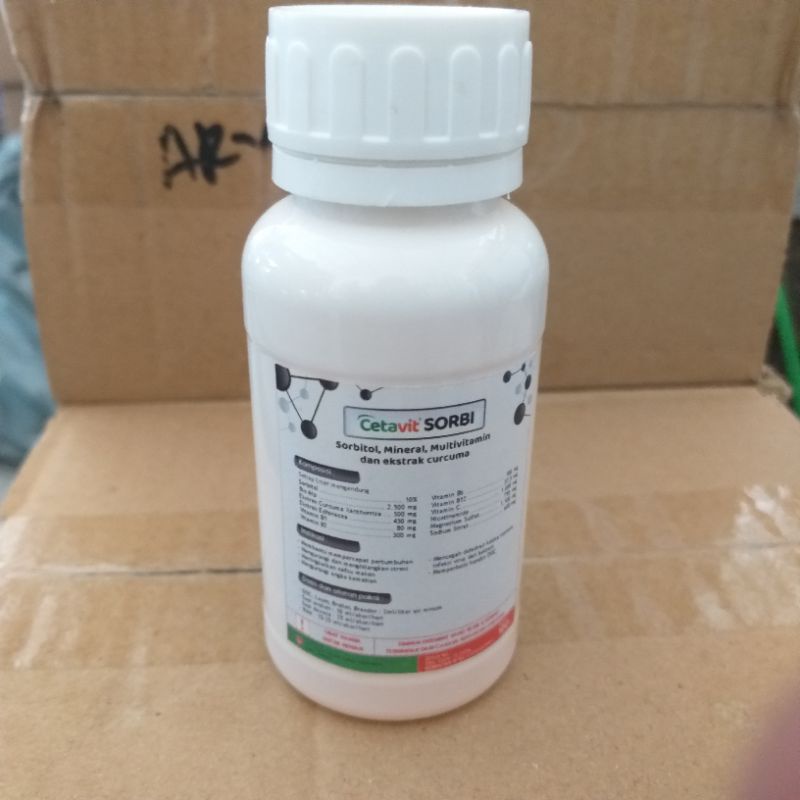 Cetavit sorbi 100ml multivitamin khusus hewan