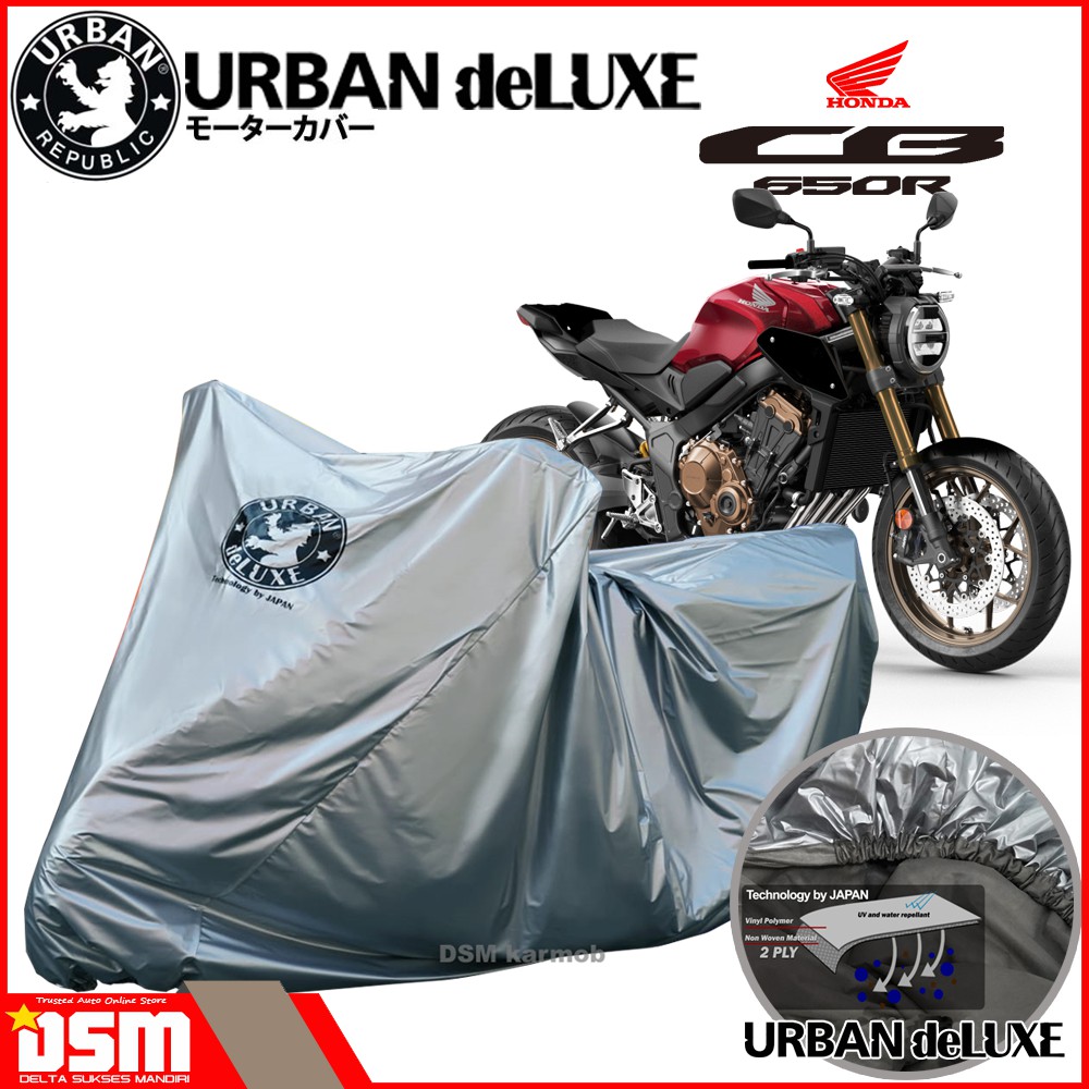 Urban Deluxe / Cover Motor 2 Lapis Honda CB650R 100% Waterproof Dan Anti Gores / DSM