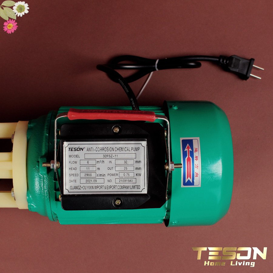 Pompa Kimia Cairan Asam 32FS(Z)11 220V Chemical Pump (Tanpa Dipancing) Teson HomeLiving