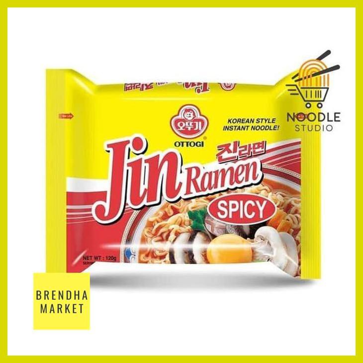 

[ Ottogi - Jin Ramen Spicy / Hot Non Halal]