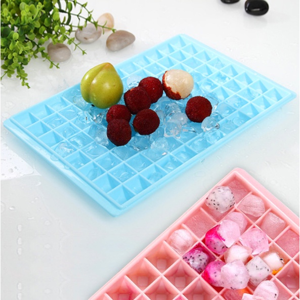 Cetakan Es 60 Kotak / Cetakan puding cetakan serbaguna 60 Grid / CETAKAN ES BATU 60 GRID KOTAK KUBUS PIRAMID / ICE CUBE TRAY 60 GRID 96 GRID / Cetakan Es Batu 96 | 60 Grid Diamond Kubus Kotak / Ice Cube Tray / Cetakan Es Batu Jelly Jeli Agar Diamond Kotak