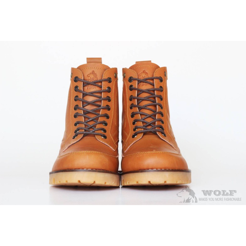 Sepatu Boots Kulit Pria Sepatu Kulit Asli Sepatu Original Handmade Sepatu Boot Pria Sepatu Cowok