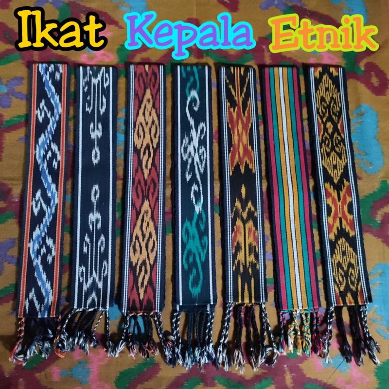 Ikat Kepala etnik ATBM 100% Handmade, Syal Ethnic Unisex