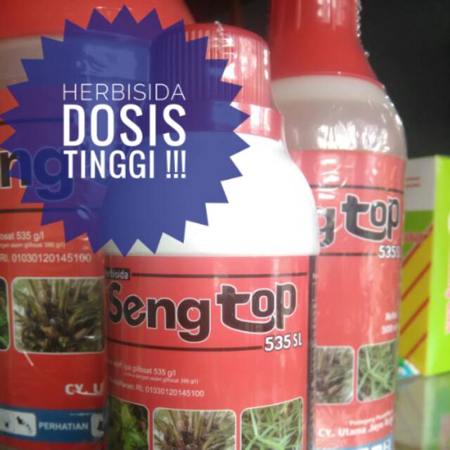 Herbisida Obat Rumput Dosis Tinggi Seng Top 535 Sl Kemasan 500 Ml Shopee Indonesia