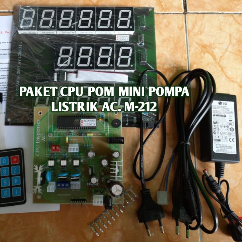 Paket Set CPU Pom Mini AC Pertamini Digital Berkualitas