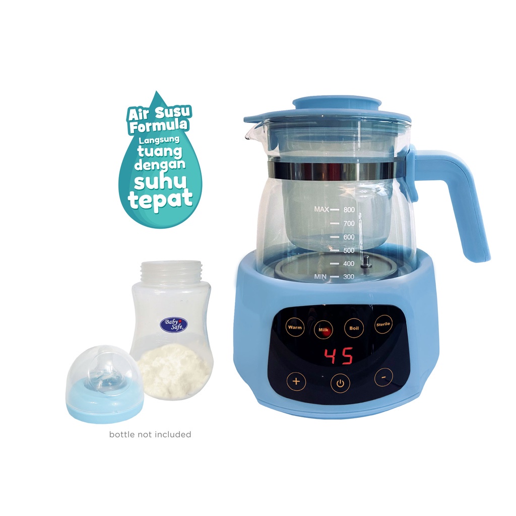 Baby Safe LB013 Formula MIlk Machine - Kettle Listrik Multi Fungsi 800ml