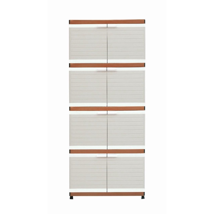 Lemari plastik club jumbo susun 4 / lemari pakaian club