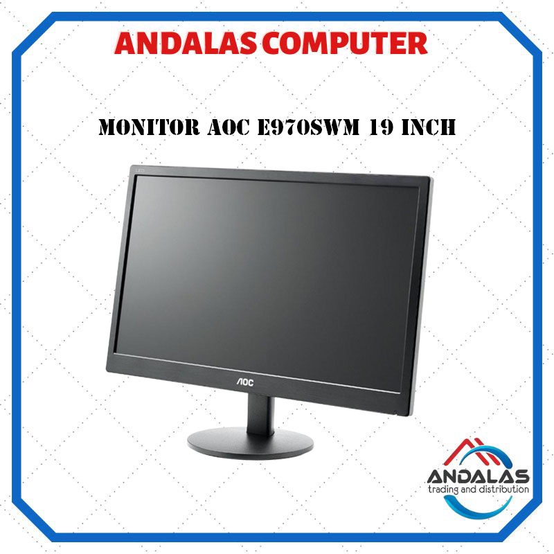 MONITOR LED AOC E970SWM 19&quot; FULL HD