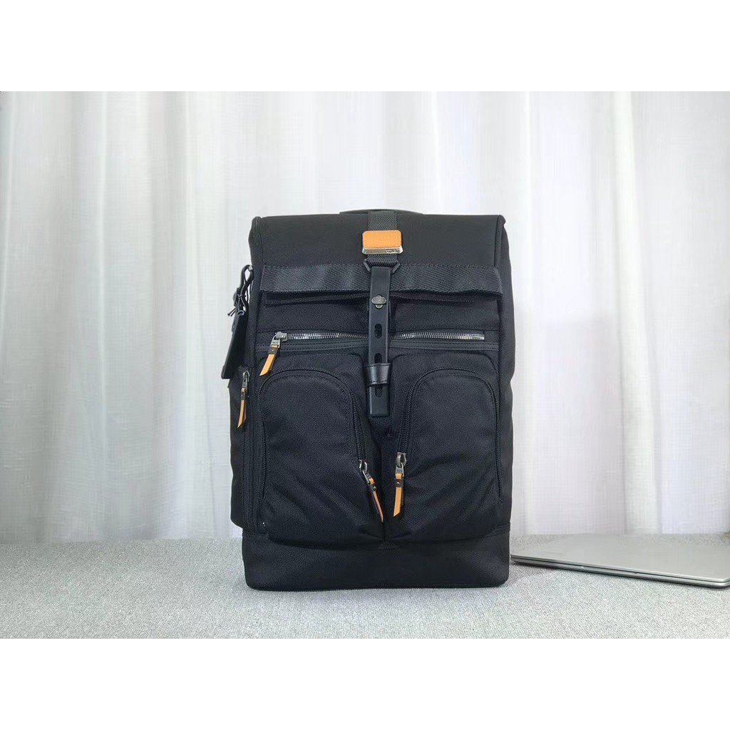 tumi roll top backpack