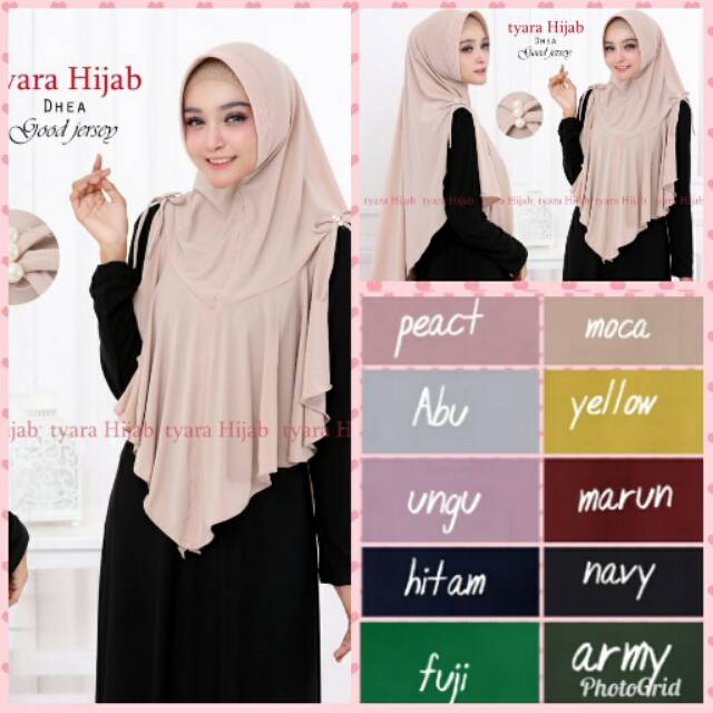 Khimar/Jilbab Instan/Bergo Dhea [ORI by Tyara Hijab]