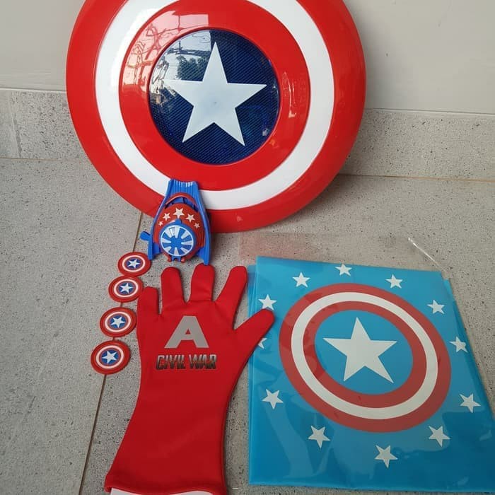 Mainan set tameng perisai captain america