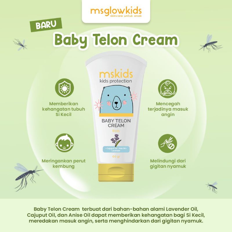 Ms Kids Msglow Baby Minyak Telon Cream Perawatan Tubuh Bayi Dan Anak By Siskahandayani11
