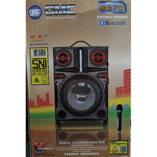 speaker aktif bluetooth portable GMC 897Q