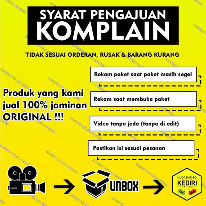 VOER KENTIR pakan murai batu khusus lomba