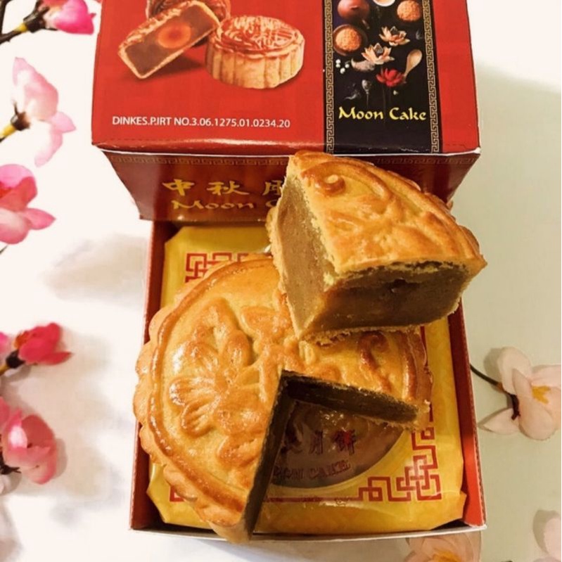 

MOON CAKE / KUE BULAN SANTUN FOOD 1933/ DURIAN KAC. HIJAU /1 pcs /box.